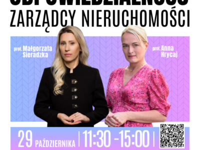 Odpowiedzialność zarządcy nieruchomości – szkolenie online